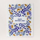 Magische Waterverf Gele tuin Moederdag Legpuzzel (Verticaal)