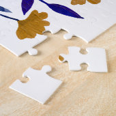 Magische Waterverf Gele tuin Moederdag Legpuzzel (Zijkant)