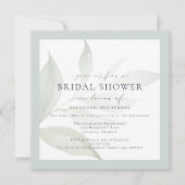 Magische Waterverf Greenery Classic Vrijgezellenfe Kaart (Voorkant)