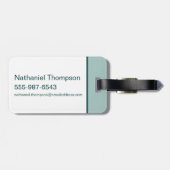 Magische Waterverf "Ik zweer plechtig" Bagagelabel (Achterkant horizontaal)