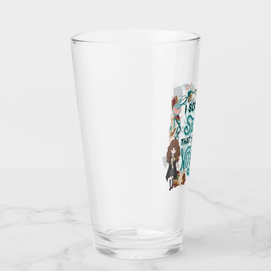 Magische Waterverf "Ik zweer plechtig" Glas (Rechts)