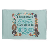 Magische Waterverf "Ik zweer plechtig" Kussensloop (Achterkant)