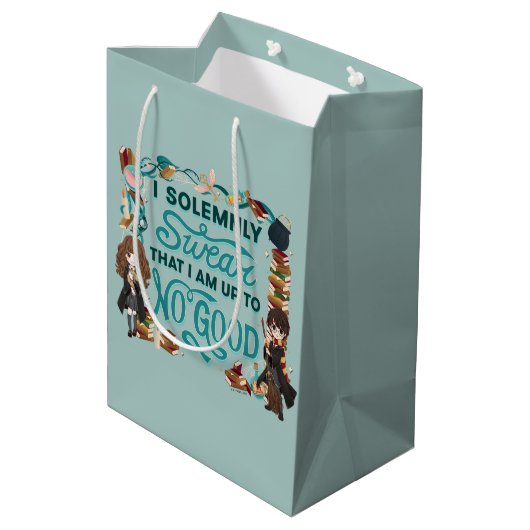 Magische Waterverf "Ik zweer plechtig" Medium Cadeauzakje (Achterkant Gekanteld)