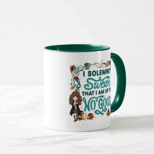 Magische Waterverf "Ik zweer plechtig" Mok (Voorkant rechts)