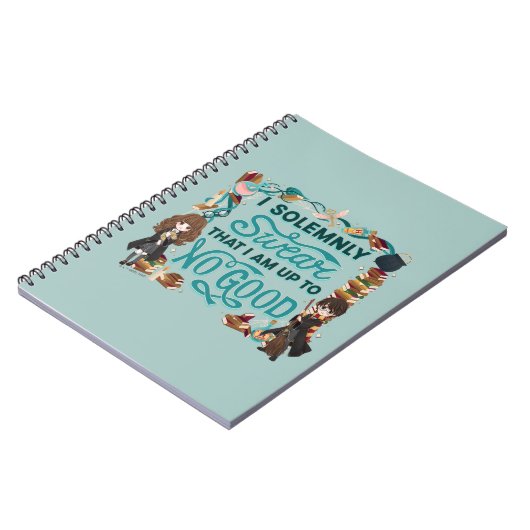 Magische Waterverf "Ik zweer plechtig" Notitieboek (Linkerzijde)