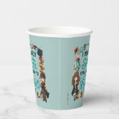 Magische Waterverf "Ik zweer plechtig" Papieren Bekers (Rechts)