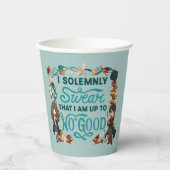 Magische Waterverf "Ik zweer plechtig" Papieren Bekers (Voorkant)