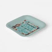 Magische Waterverf "Ik zweer plechtig" Papieren Bordje (Gebogen)