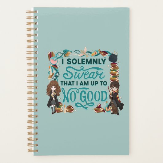 Magische Waterverf "Ik zweer plechtig" Planner (Voorkant)