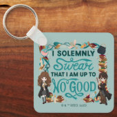 Magische Waterverf "Ik zweer plechtig" Sleutelhanger (Voorkant)