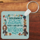 Magische Waterverf "Ik zweer plechtig" Sleutelhanger (Achterkant)
