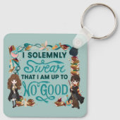 Magische Waterverf "Ik zweer plechtig" Sleutelhanger (Achterkant)