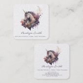 Magische Waterverf-inktvis Visitekaartje (Voorkant / Achterkant)