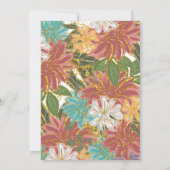 Magische Waterverf Kute Ladybug Girls 1ste verjaar Kaart (Achterkant)