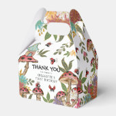 Magische Waterverf Kute Ladybug Girls Birthday Bedankdoosjes (Achterkant)