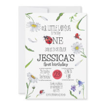 Magische Waterverf Schattige 1e Verjaardag Meisje