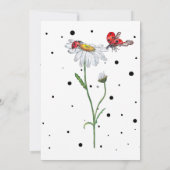 Magische Waterverf Schattige 1e Verjaardag Meisje  Kaart (Achterkant)