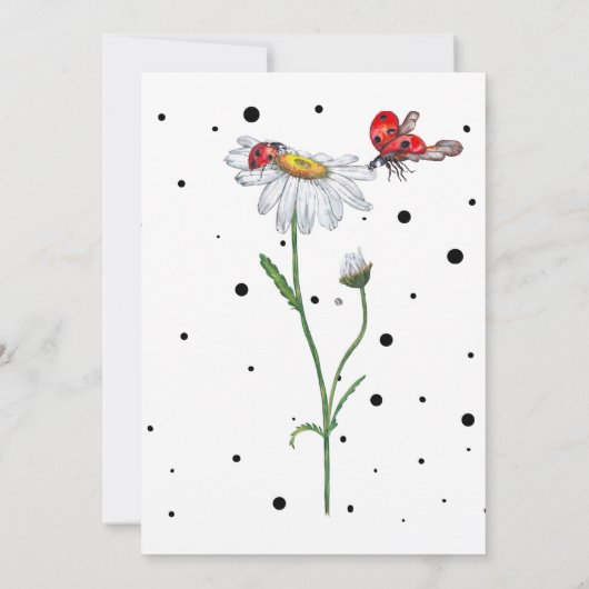 Magische Waterverf Schattige 1e Verjaardag Meisje  Kaart (Achterkant)