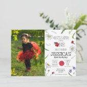 Magische Waterverf Schattige 1e Verjaardag Meisje  Kaart (Staand voorkant)