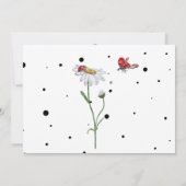 Magische Waterverf Schattige 1e Verjaardag Meisje  Kaart (Achterkant)