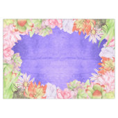 Magische Waterverf Succulair Paars Tafelkleed (Voorkant (Horizontaal))