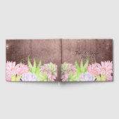 Magische Waterverf Succulenten met perachybruine b Gastenboek (Volledig)