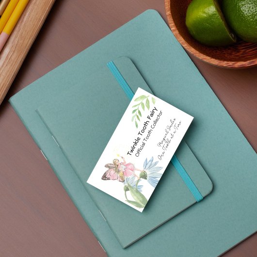 Magische Waterverf Tandenfee Tandarts Visitekaartje