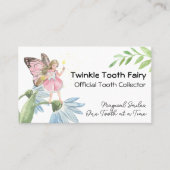Magische Waterverf Tandenfee Tandarts Visitekaartje (Voorkant)