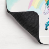 Magische Waterverf Unicorn, regenboog, sterren Muismat (Hoek)