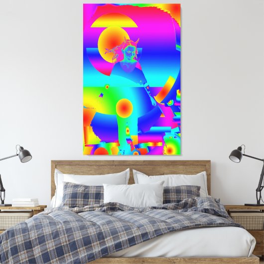 Magische Wereld Canvas Afdruk (Insitu (Slaapkamer))