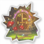 Magische Wereld Open Fantasy Sticker op maat (Voorkant)