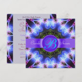 Magische wervelingen fractale kunst kaart (Voorkant / Achterkant)