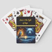 Magische wezens in een sterrenbos pokerkaarten (Achterkant)