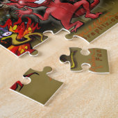 Magische Wezens Jigsaw Puzzle Legpuzzel (Zijkant)