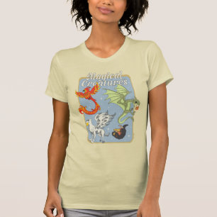 Magische Wezens Vintage Grafisch T-shirt