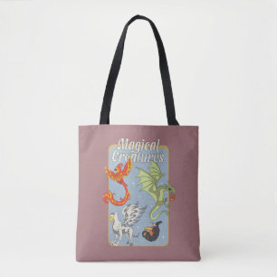 Magische Wezens Vintage Grafisch Tote Bag