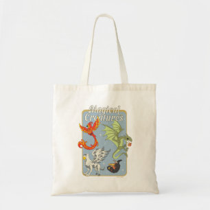 Magische Wezens Vintage Grafisch Tote Bag