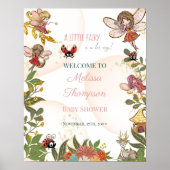 Magische Whimsical Enchanted Forest Fairy & Ladybu Poster (Voorkant)