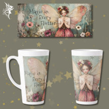 Magische Whimsical Fairy & Flower Garden met Quote
