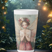 Magische Whimsical Fairy & Flower Garden met Quote Latte Mok
