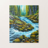 Magische Wilderness Bubbling Brook Legpuzzel (Verticaal)