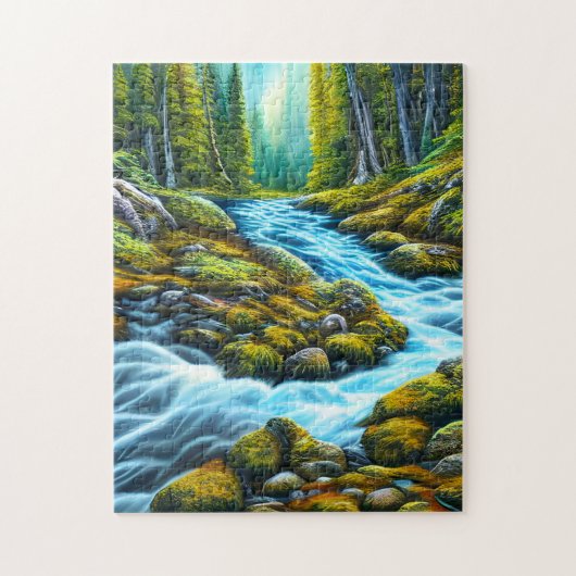 Magische Wilderness Bubbling Brook Legpuzzel (Verticaal)