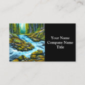 Magische Wilderness Bubbling Brook Visitekaartje (Voorkant)