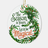 Magische Winter Geest Bos Koningin Kerst Ornament (Links)