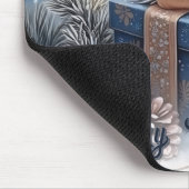 Magische Winter Prettig Kerstcadeau Scene Muismat (Hoek)