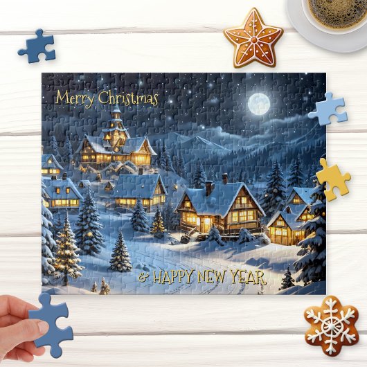 Magische Winter Wonderland Kerstpuzzel Legpuzzel