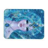 Magische winterfee van Renee Lavoie Magneet (Horizontaal)