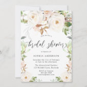 Magische winterlente Floral Elegant Vrijgezellenfe Kaart (Voorkant)