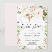 Magische winterlente Floral Elegant Vrijgezellenfe Kaart (Voorkant / Achterkant)