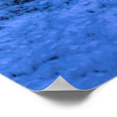 Magische winternacht met sterrenhemel en volle maa poster (Hoek)